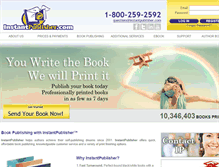 Tablet Screenshot of instantpublisher.com